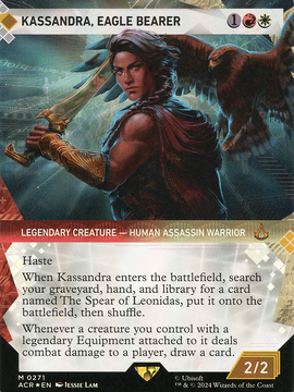 Kassandra, Eagle Bearer (ACR-271) - Assassin's Creed: (Showcase) (Borderless) Foil