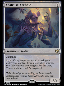 Abstruse Archaic (CMM-712) - Commander Masters