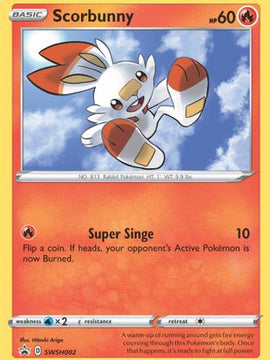 Scorbunny (SWSH002) [Sword & Shield: Black Star Promos]