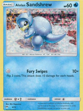 Alolan Sandshrew (4) [McDonald's Collection 2019] Holofoil