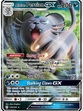 Alolan Persian-GX (129) [Cosmic Eclipse] Holofoil