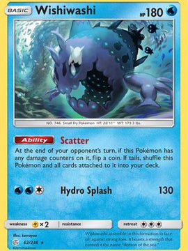 Wishiwashi (62/236) [Sun & Moon: Cosmic Eclipse]