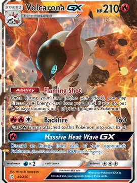 Volcarona GX (35/236) [Sun & Moon: Cosmic Eclipse]