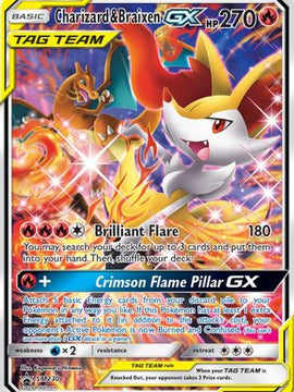 Charizard & Braixen GX (SM230) [Sun & Moon: Black Star Promos]