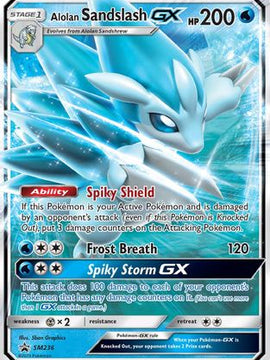 Alolan Sandslash GX (SM236) [Sun & Moon: Black Star Promos]
