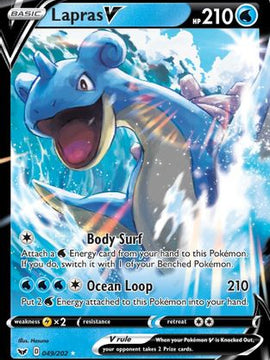 Lapras V (049/202) [Sword & Shield: Base Set]