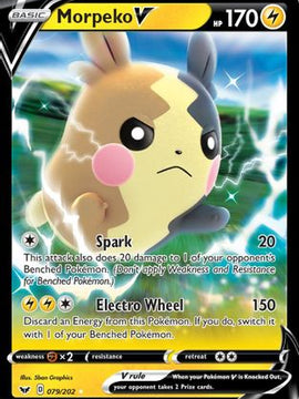 Morpeko V (079/202) [Sword & Shield: Base Set]