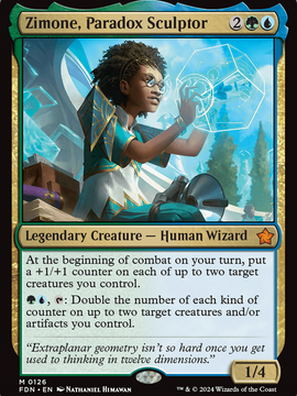Zimone, Paradox Sculptor (FDN-126) - Foundations Foil