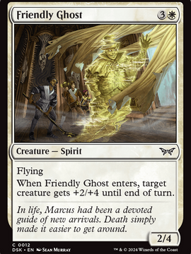 Friendly Ghost (DSK-012) - Duskmourn: House of Horror