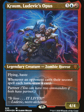 Kraum, Ludevic's Opus (CMR-523) - Commander Legends Etched Foil