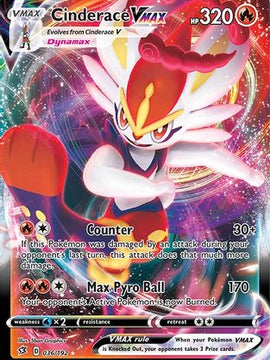 Cinderace VMAX (036/192) [Sword & Shield: Rebel Clash]