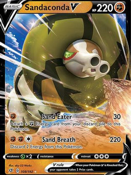 Sandaconda V (108/192) [Sword & Shield: Rebel Clash]