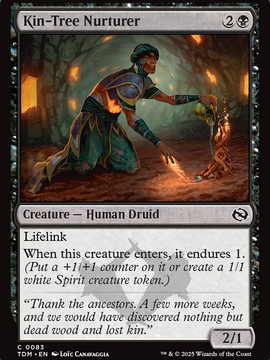 Kin-Tree Nurturer (TDM-083) - Tarkir: Dragonstorm Foil