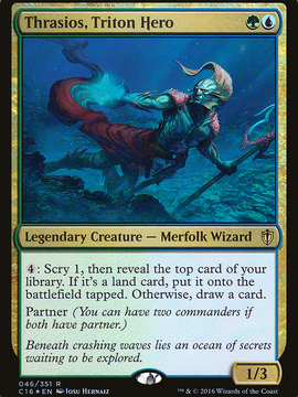 Thrasios, Triton Hero (C16-046) - Commander 2016 Foil