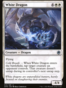 White Dragon (AFR-041) - Adventures in the Forgotten Realms