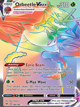 Orbeetle VMAX (186/185) [Sword & Shield: Vivid Voltage]