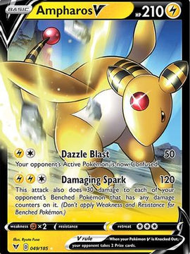 Ampharos V (049/185) [Sword & Shield: Vivid Voltage]