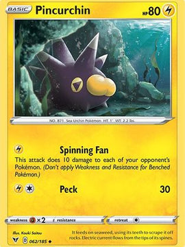 Pincurchin (062/185) [Sword & Shield: Vivid Voltage]