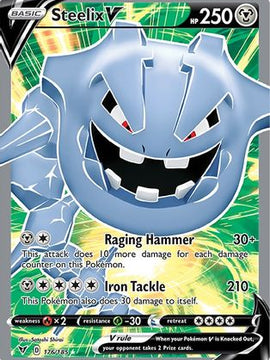 Steelix V (176/185) [Sword & Shield: Vivid Voltage]