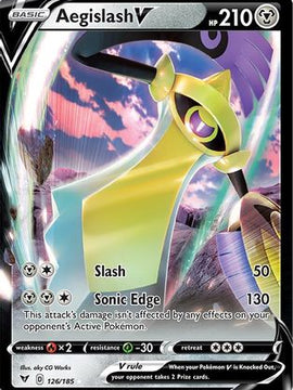 Aegislash V (126/185) [Sword & Shield: Vivid Voltage]