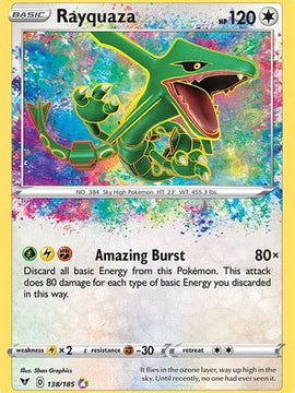 Rayquaza (138/185) [Sword & Shield: Vivid Voltage]