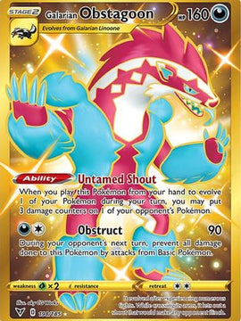 Galarian Obstagoon (198/185) [Sword & Shield: Vivid Voltage]
