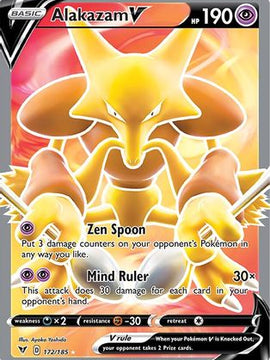 Alakazam V (172/185) [Sword & Shield: Vivid Voltage]