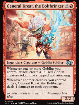 General Kreat, the Boltbringer (J25-048) - Foundations Jumpstart