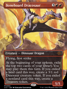 Bonehoard Dracosaur (LCI-321) - The Lost Caverns of Ixalan (Borderless)
