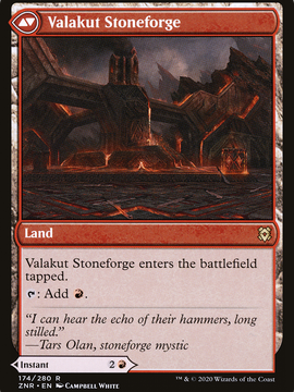 Valakut Awakening // Valakut Stoneforge (ZNR-174) - Zendikar Rising Foil