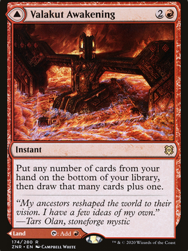 Valakut Awakening // Valakut Stoneforge (ZNR-174) - Zendikar Rising Foil