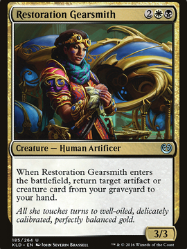 Restoration Gearsmith (KLD-185) - Kaladesh