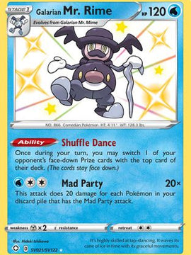 Galarian Mr. Rime (SV021/SV122) [Sword & Shield: Shining Fates]