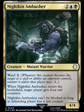 Nightkin Ambusher (PIP-640) - Fallout Foil