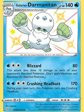 Galarian Darmanitan (SV024/SV122) [Sword & Shield: Shining Fates]