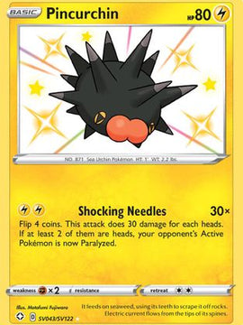 Pincurchin (SV043/SV122) [Sword & Shield: Shining Fates]