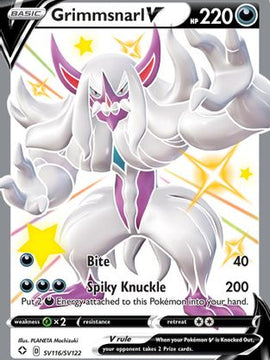 Grimmsnarl V (SV116/SV122) [Sword & Shield: Shining Fates]