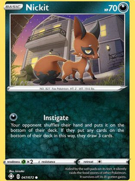 Nickit (047/072) [Sword & Shield: Shining Fates]