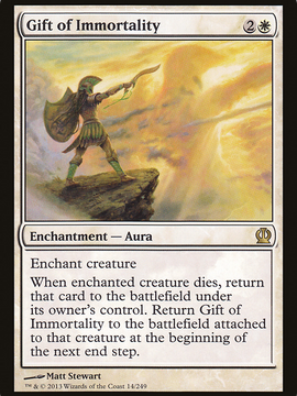 Gift of Immortality (THS-014) - Theros Foil