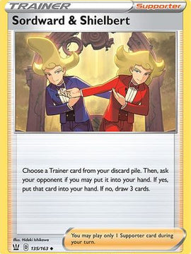 Sordward & Shielbert (135/163) [Sword & Shield: Battle Styles]
