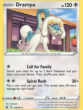 Drampa (119/163) [Sword & Shield: Battle Styles]