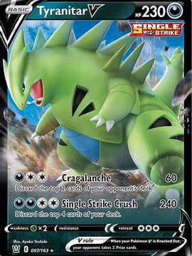 Tyranitar V (097/163) [Sword & Shield: Battle Styles]