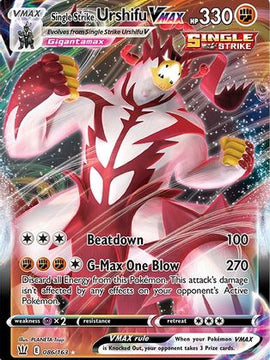 Single Strike Urshifu VMAX (086/163) [Sword & Shield: Battle Styles]