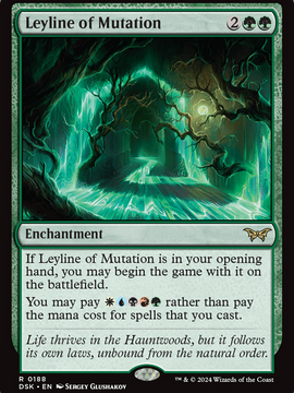 Leyline of Mutation (DSK-188) - Duskmourn: House of Horror Foil