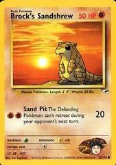 Brock's Sandshrew (72/132) [Gym Heroes Unlimited]