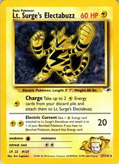 Lt. Surge's Electabuzz (27/132) [Gym Heroes Unlimited]