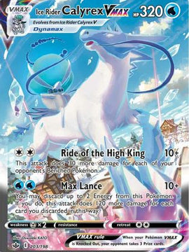 Ice Rider Calyrex VMAX (203/198) [Sword & Shield: Chilling Reign]