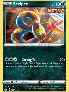 Seviper (102/198) [Sword & Shield: Chilling Reign]