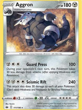 Aggron (111) [Chilling Reign]