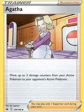 Agatha (129/198) [Sword & Shield: Chilling Reign]